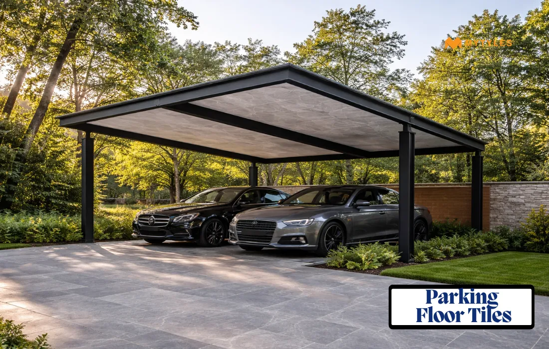 Parking Floor tiles in Outdoor